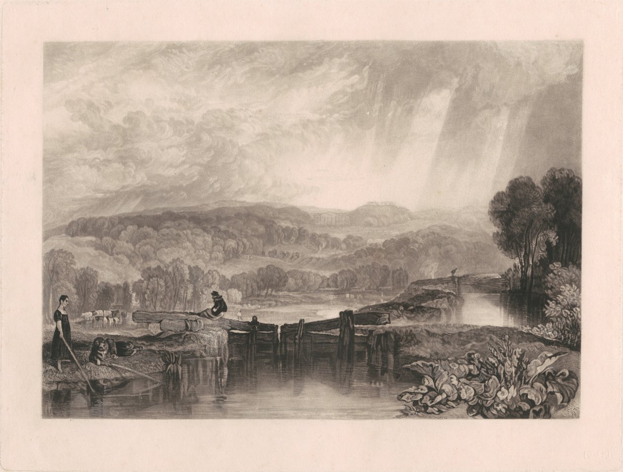Więcej Park z Rivers of England autorstwa Charles Turner