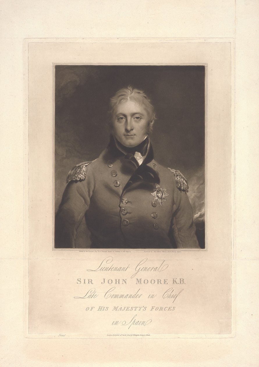 Sir John Moore autorstwa Charles Turner