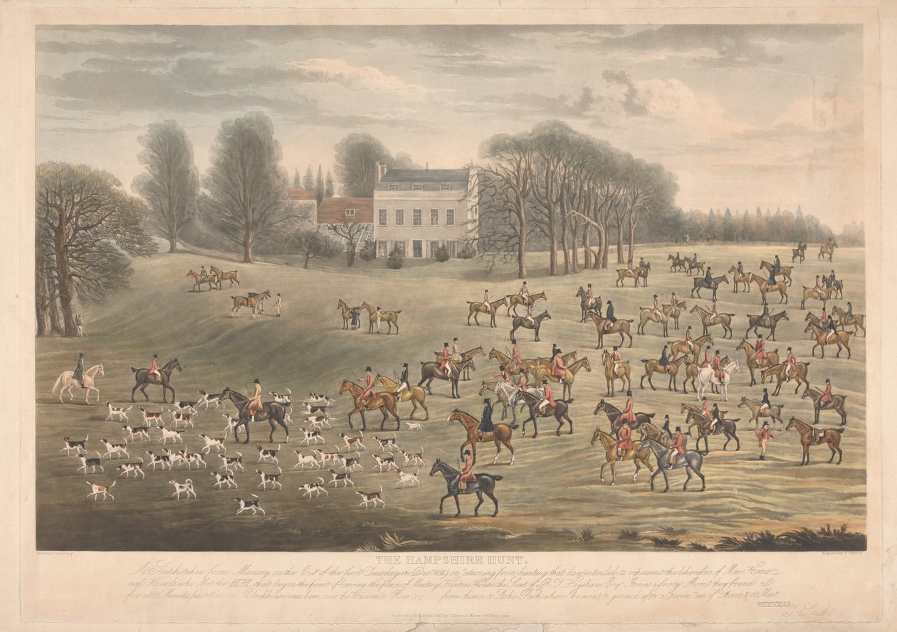 Polowanie w hrabstwie Hampshire autorstwa Charles Turner