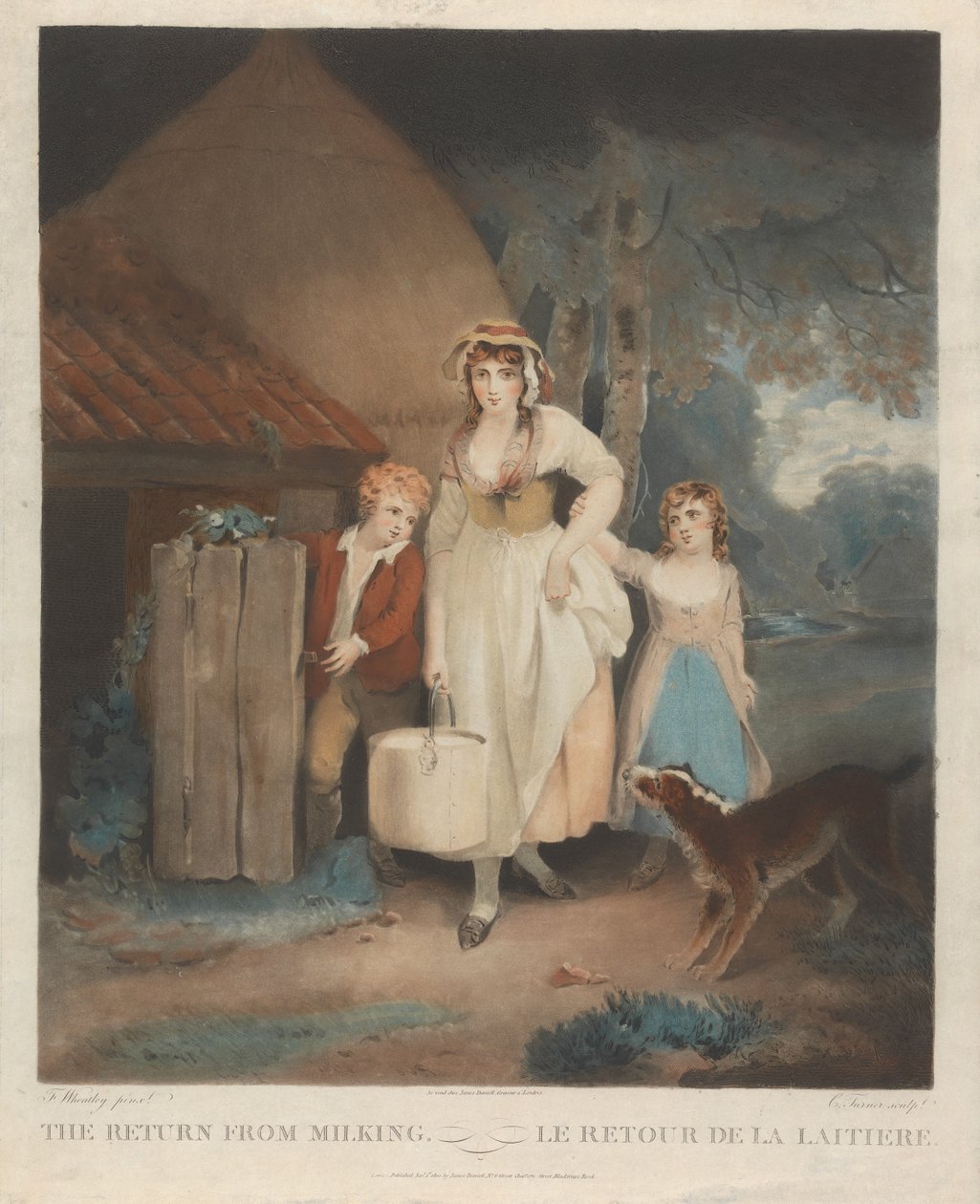 Powrót z dojenia autorstwa Charles Turner