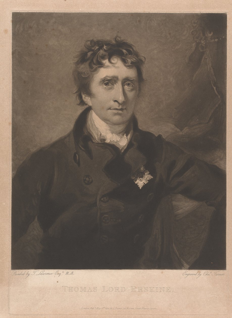 Thomas Erskine, 1. baron Erskine autorstwa Charles Turner