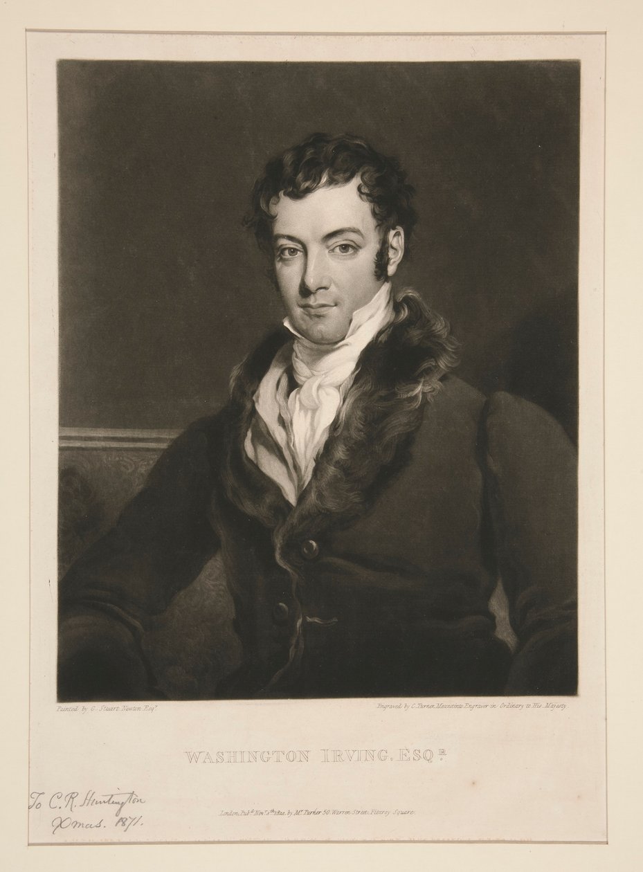 Washington Irving, Esq.r autorstwa Charles Turner
