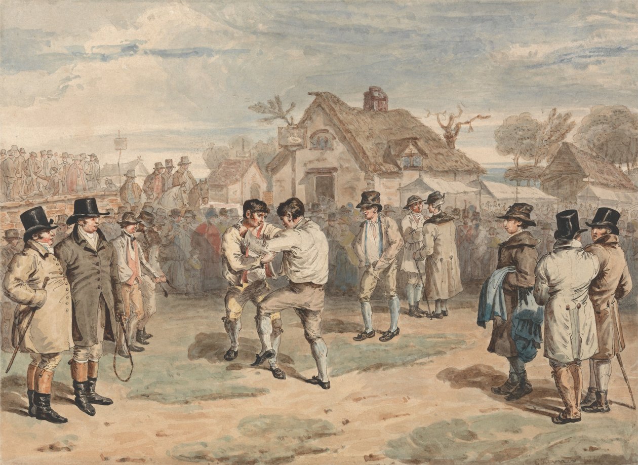 Zapaśnictwo autorstwa Charles Turner