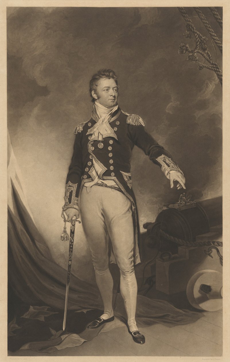 Sir Philip Bowes Vere złamał autorstwa Charles Turner after Samuel Lane