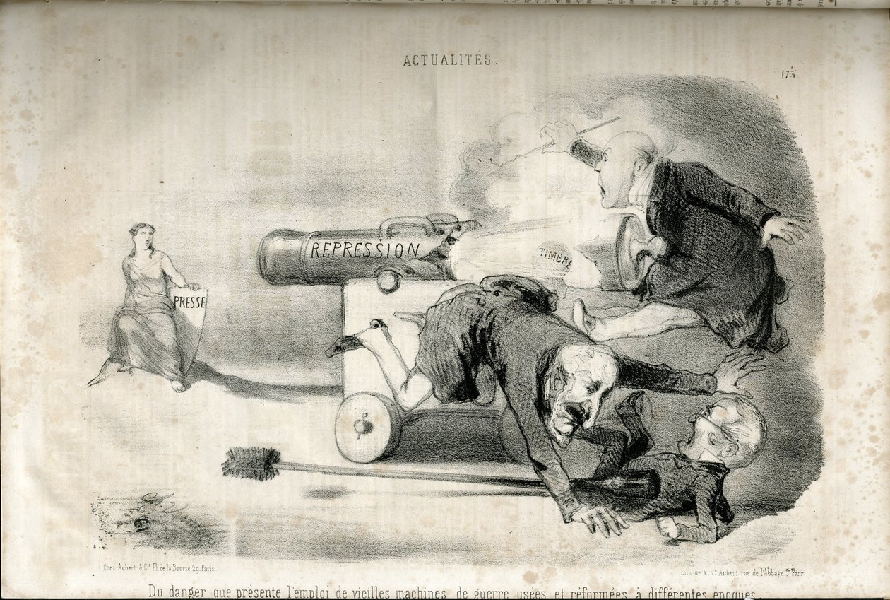 Ilustracja Charlesa Verniera (?-1887) w Le Charivari autorstwa Charles Vernier