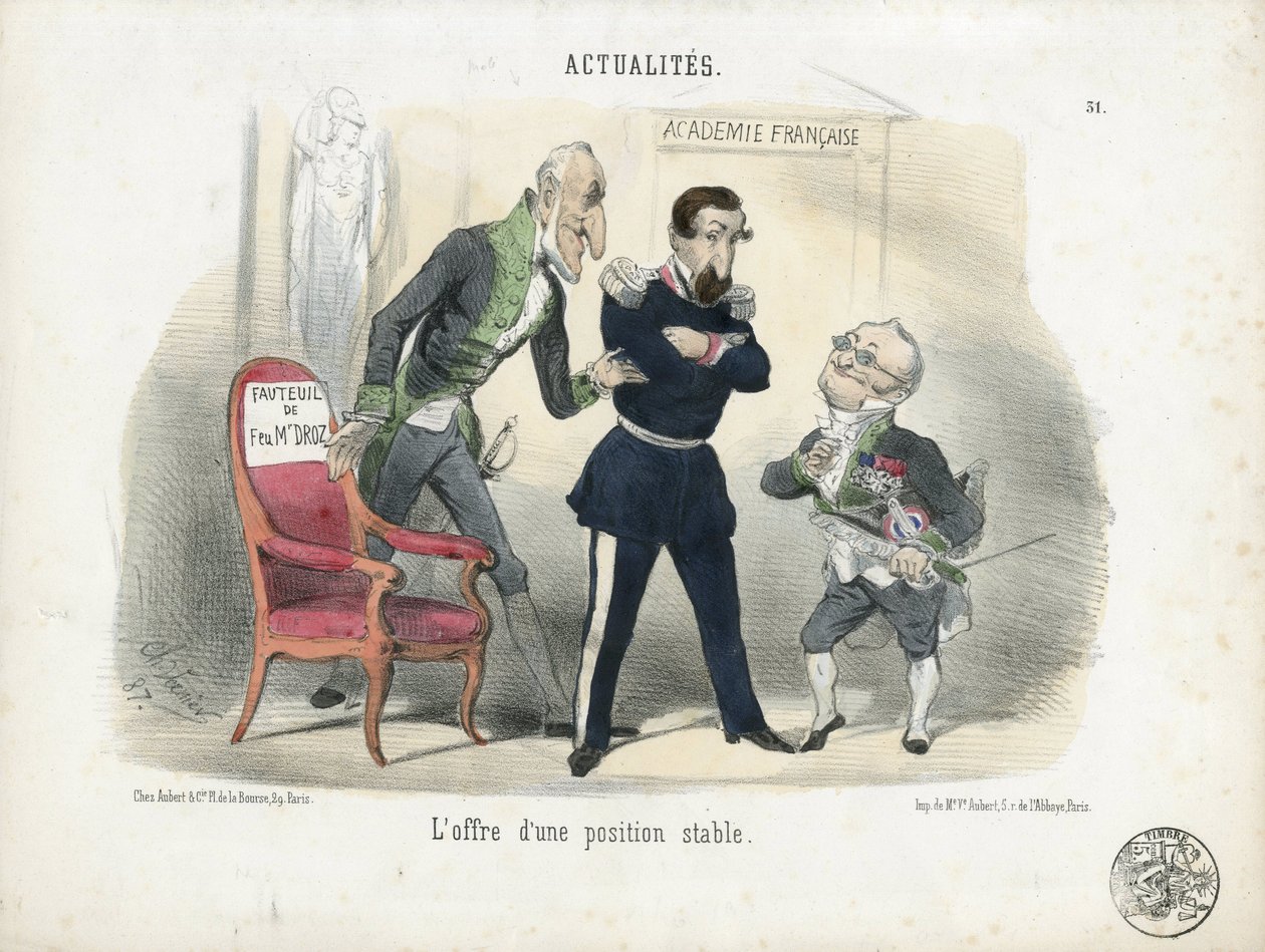 Ilustracja Charlesa Verniera (?-1887) w Le Charivari autorstwa Charles Vernier