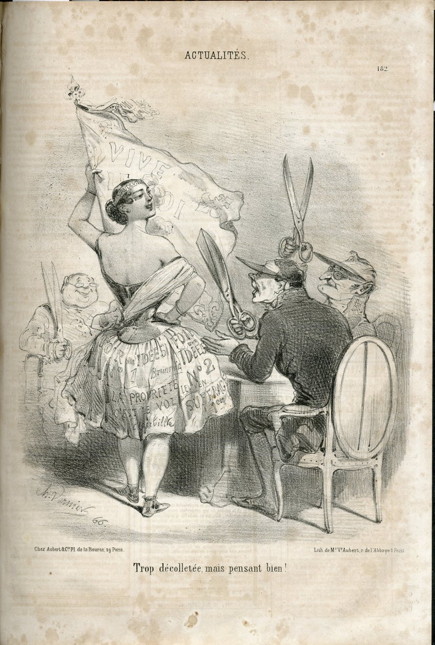 Ilustracja Charlesa Verniera (?-1887) w Le Charivari autorstwa Charles Vernier