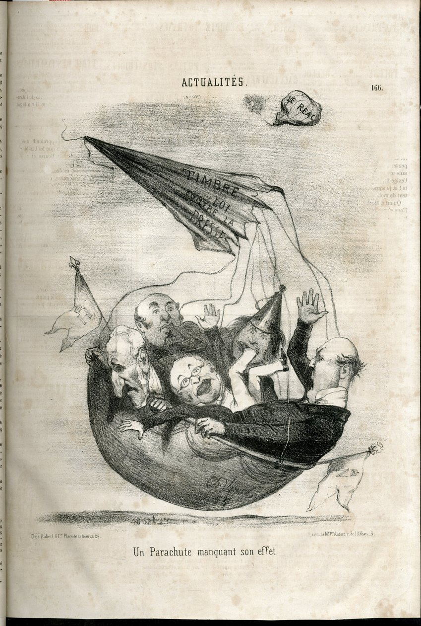 Ilustracja Charlesa Verniera (?-1887) w Le Charivari autorstwa Charles Vernier