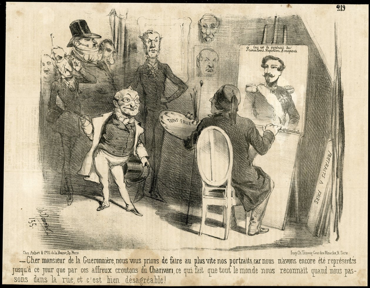 Ilustracja Charlesa Verniera (?-1887) w Le Charivari autorstwa Charles Vernier