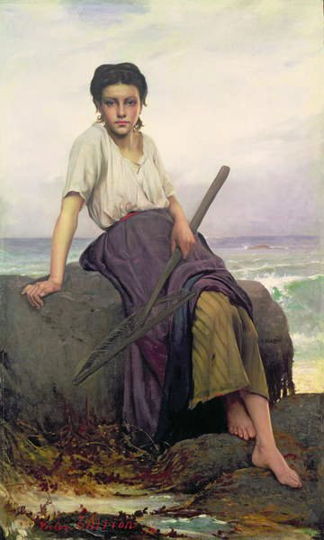 Rybaczka autorstwa Charles Victor Thirion