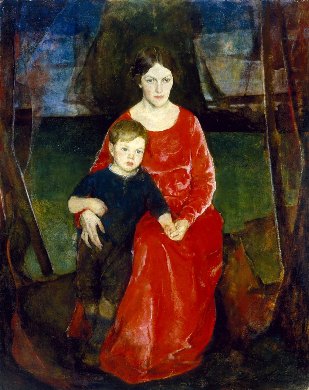 Amerykańskie Macierzyństwo, 1922 autorstwa Charles Webster Hawthorne