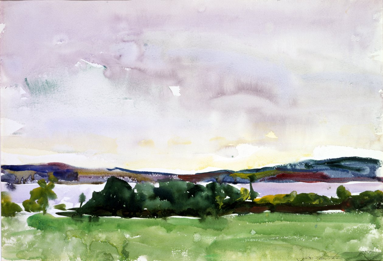New Hampshire Lake — Raymond, 1927. autorstwa Charles Webster Hawthorne