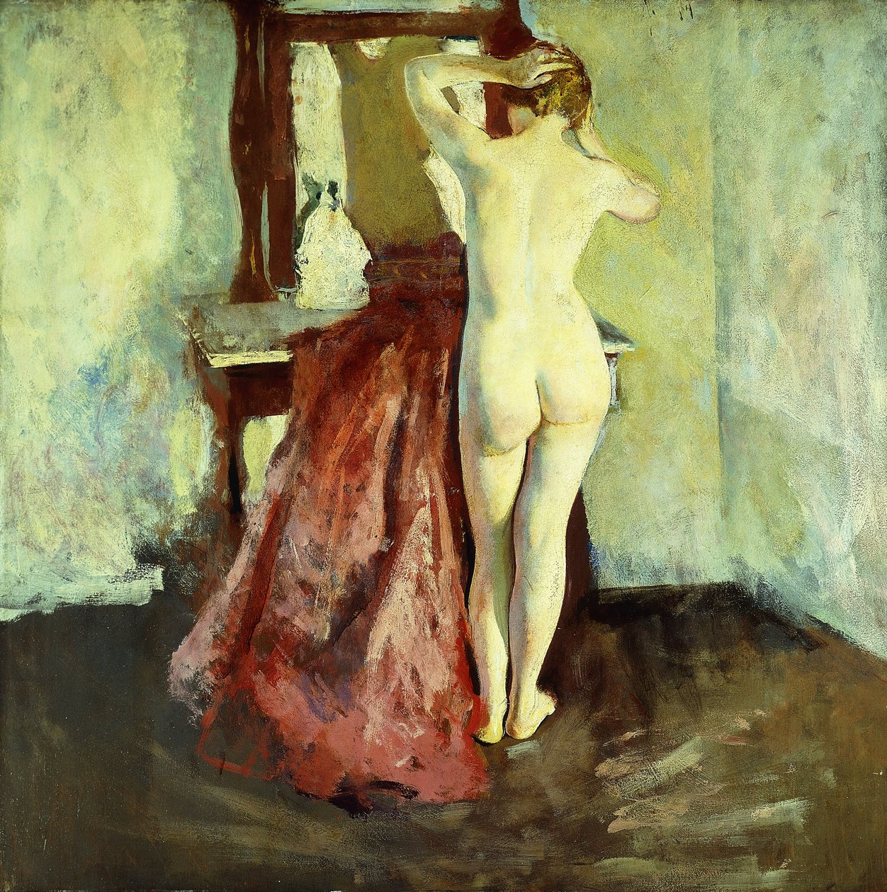 Nagie przed lustrem autorstwa Charles Webster Hawthorne