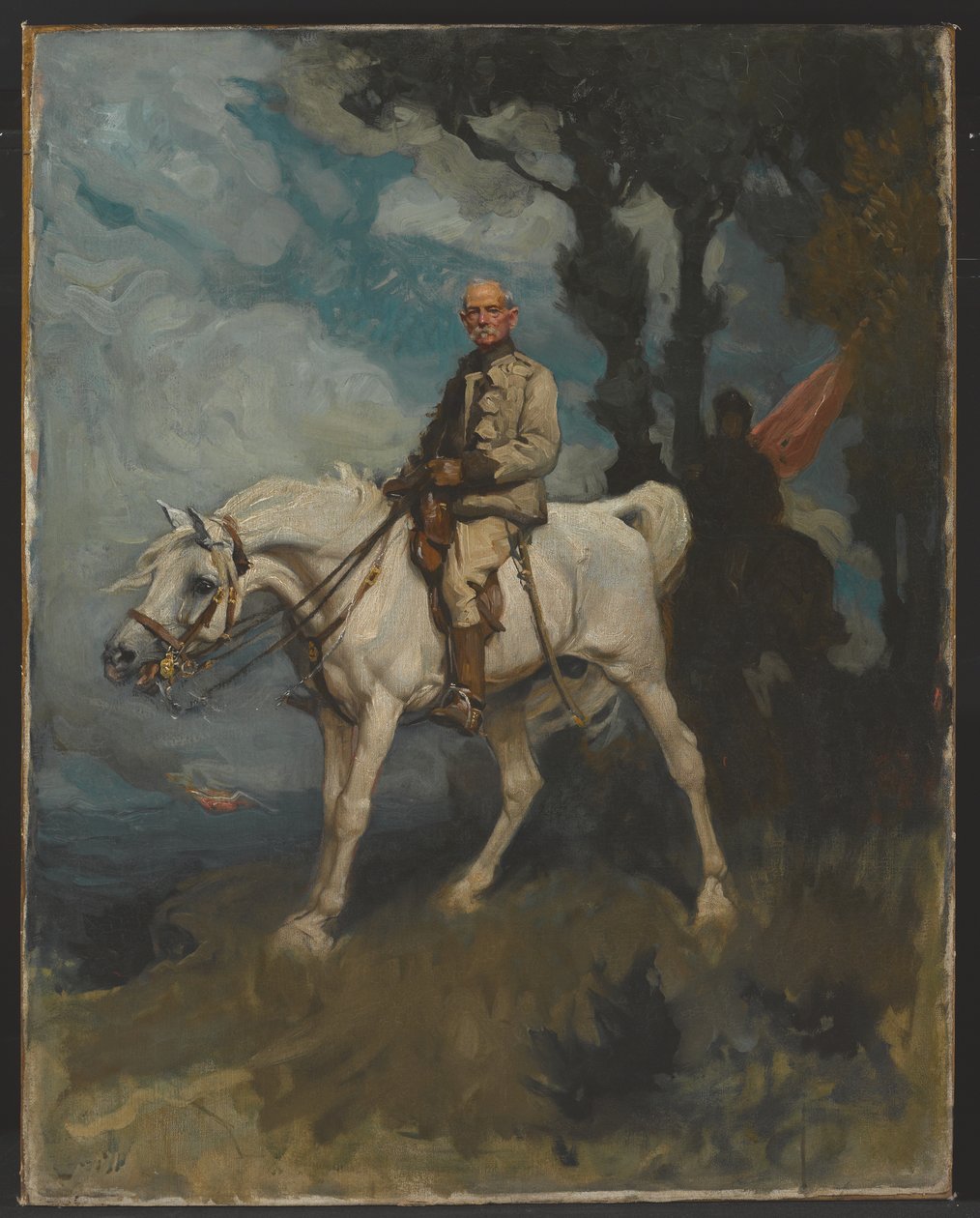 Generał Sir Frederick Sleigh Roberts na koniu Vonolel, 1894 autorstwa Charles Wellington Furse