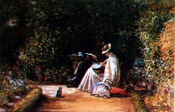 Ponas ir ponia Auchmutz ir jų Sonpoli autorstwa Charles West Cope