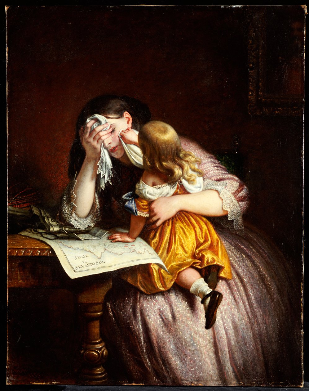Wiadomości z Sebastapola, 1875 r. autorstwa Charles West Cope