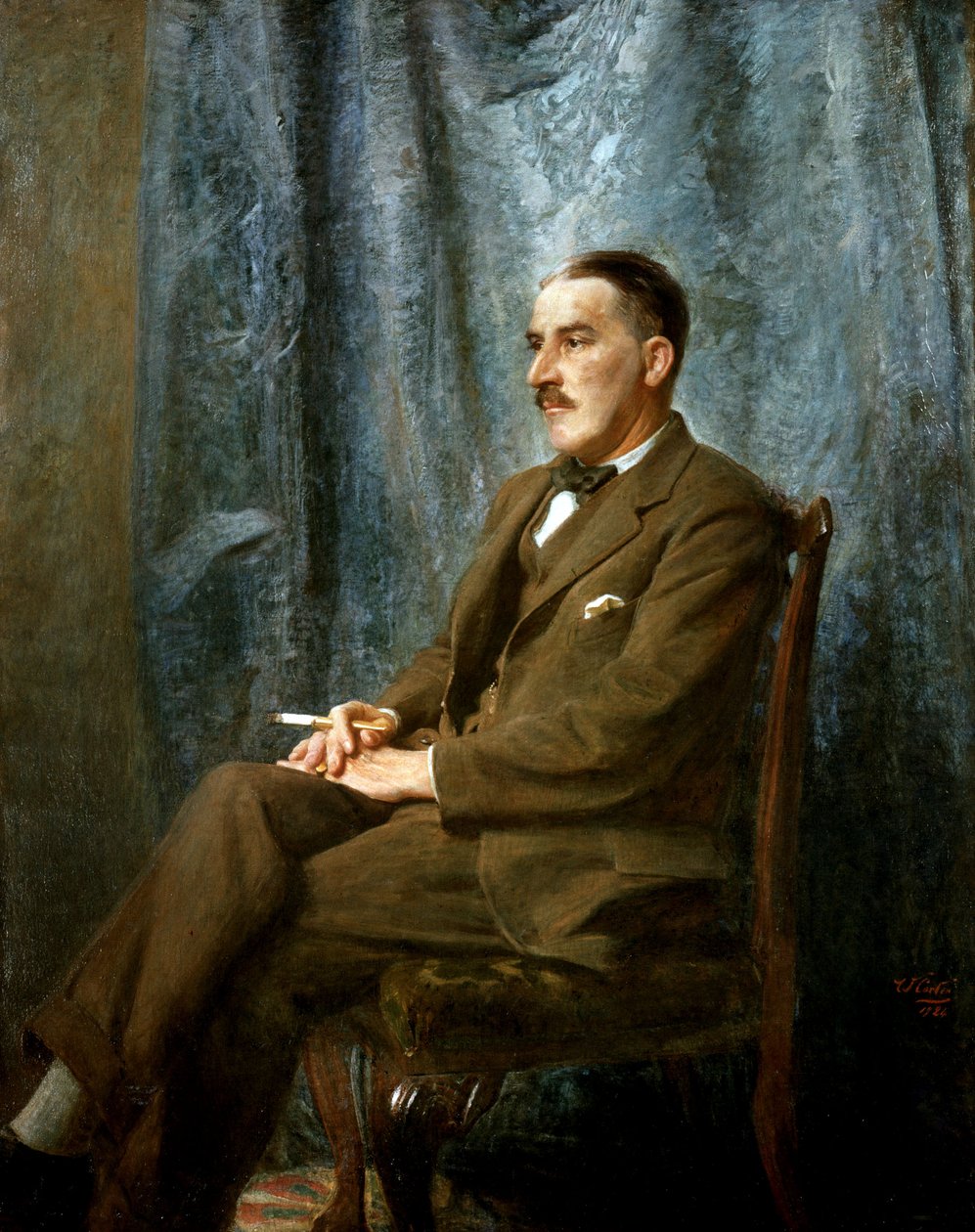 Portret Howarda Cartera, 1924 olej na płótnie autorstwa Charles William Carter