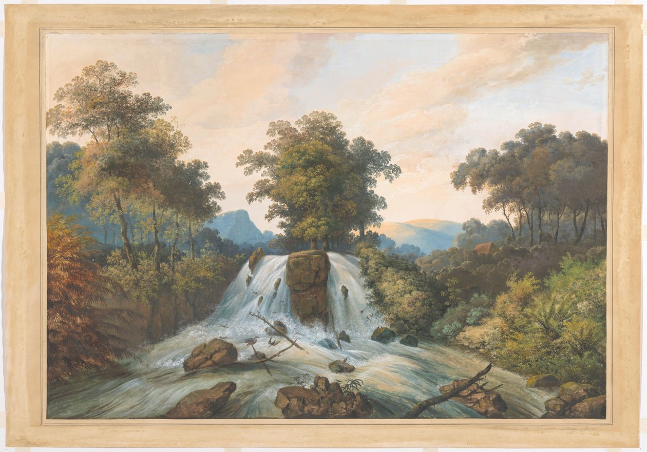 Widok na rzekę Kema, Waterhaalplaats autorstwa Charles William Meredith van de Velde