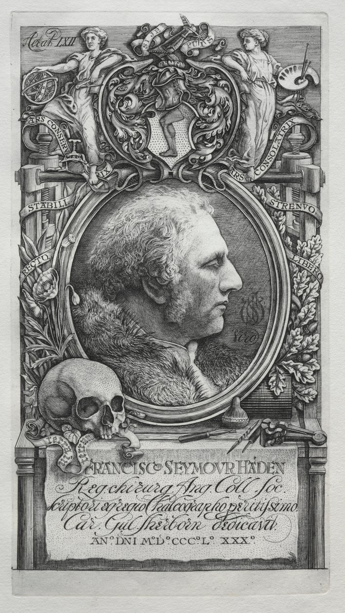 Hadeniana - Portret Sir Francisa Seymoura Hadena autorstwa Charles William Sherborn