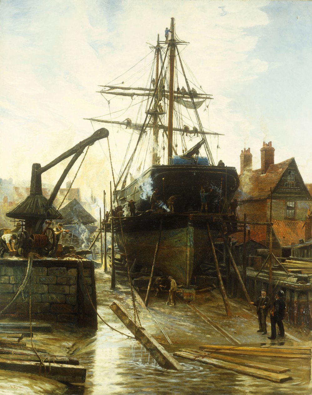 Dom z Brazylii autorstwa Charles William Wyllie