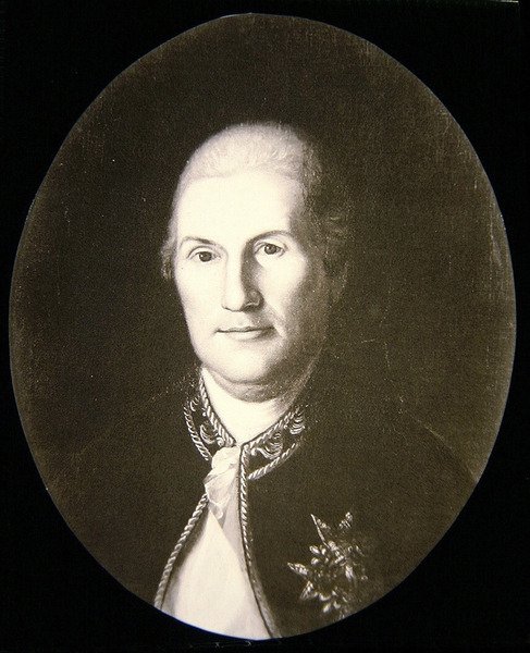 Hrabia de Rochambeau (lito) autorstwa Charles Willson (after) Peale