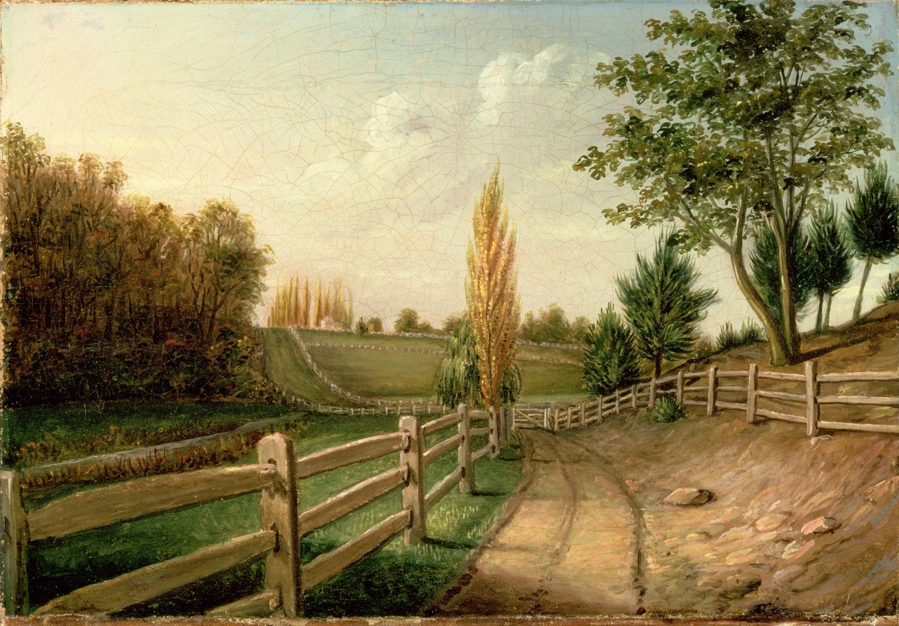 Farma Belfield, c.1816 autorstwa Charles Willson Peale