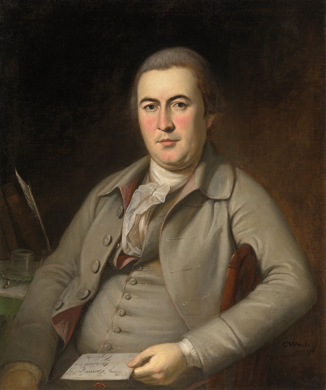 Benjamin Harrison, Jr. autorstwa Charles Willson Peale