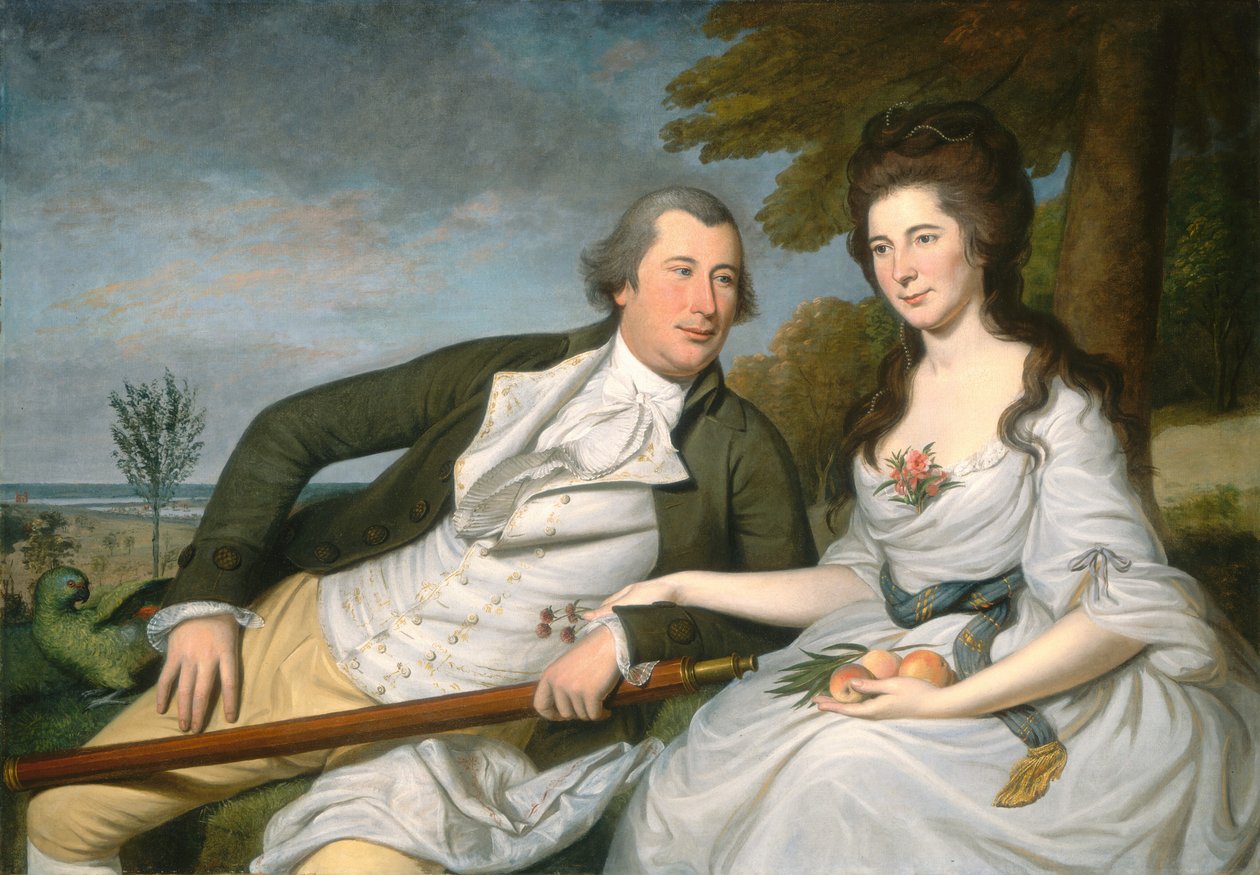 Benjamin i Eleanor Ridgely Laming, 1788. autorstwa Charles Willson Peale