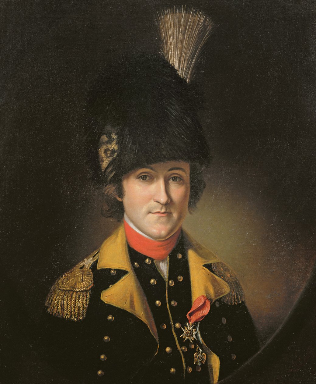 Charles Armand Tretin (1751-93) markiz Rouerie autorstwa Charles Willson Peale
