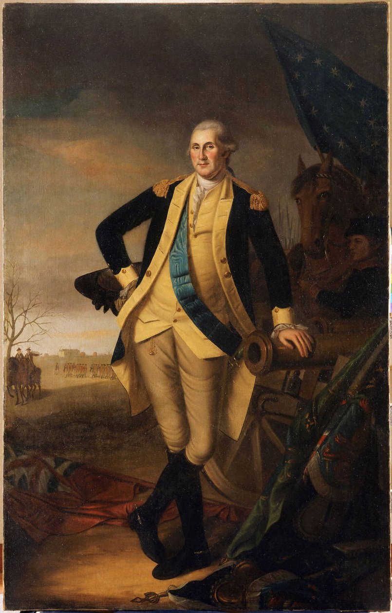 George Washington po bitwie pod Princetonem autorstwa Charles Willson Peale