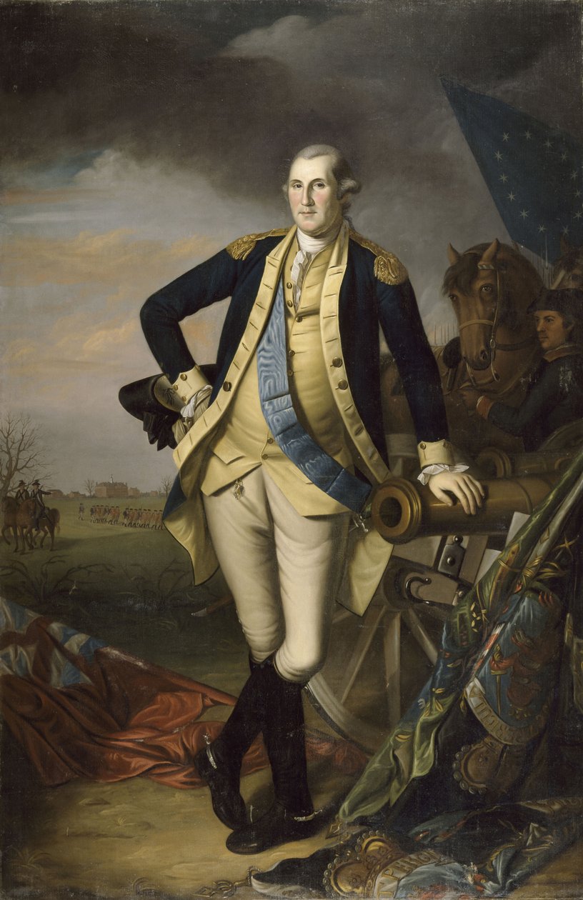 George Washington po bitwie pod Princeton 3 stycznia 1777 r autorstwa Charles Willson Peale