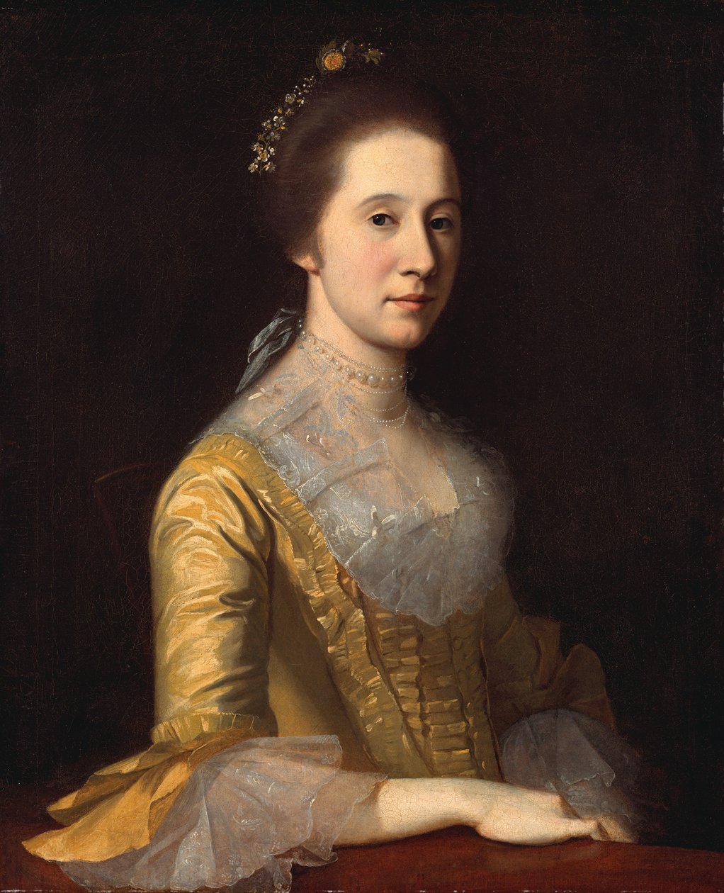 Margaret Strachan Pani Thomas Harwood, ca. 1771. autorstwa Charles Willson Peale