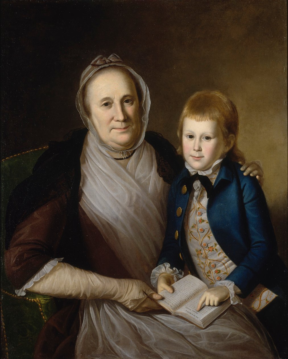 Pani James Smith i wnuk autorstwa Charles Willson Peale