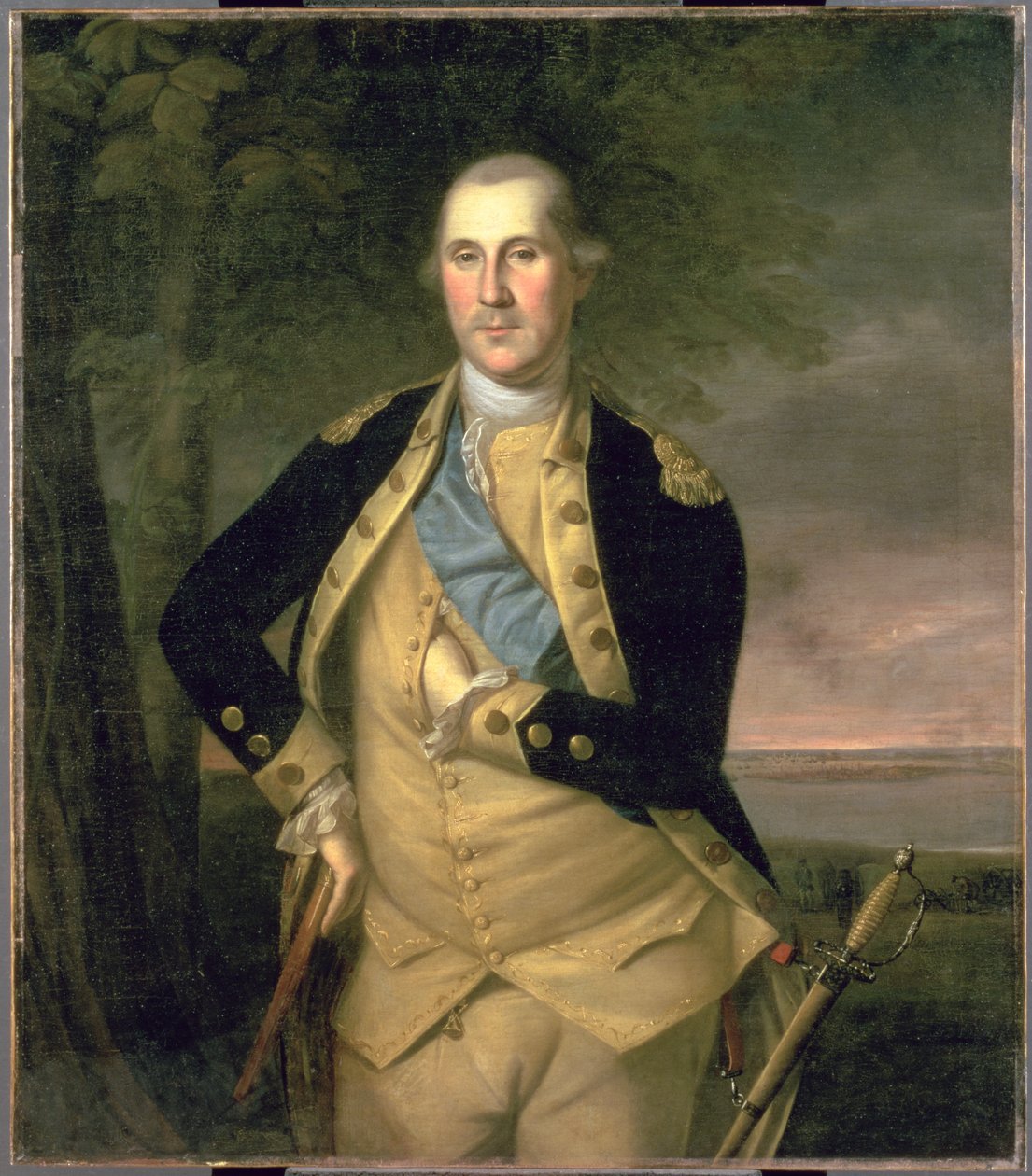 Portret Jerzego Waszyngtona, 1776 autorstwa Charles Willson Peale
