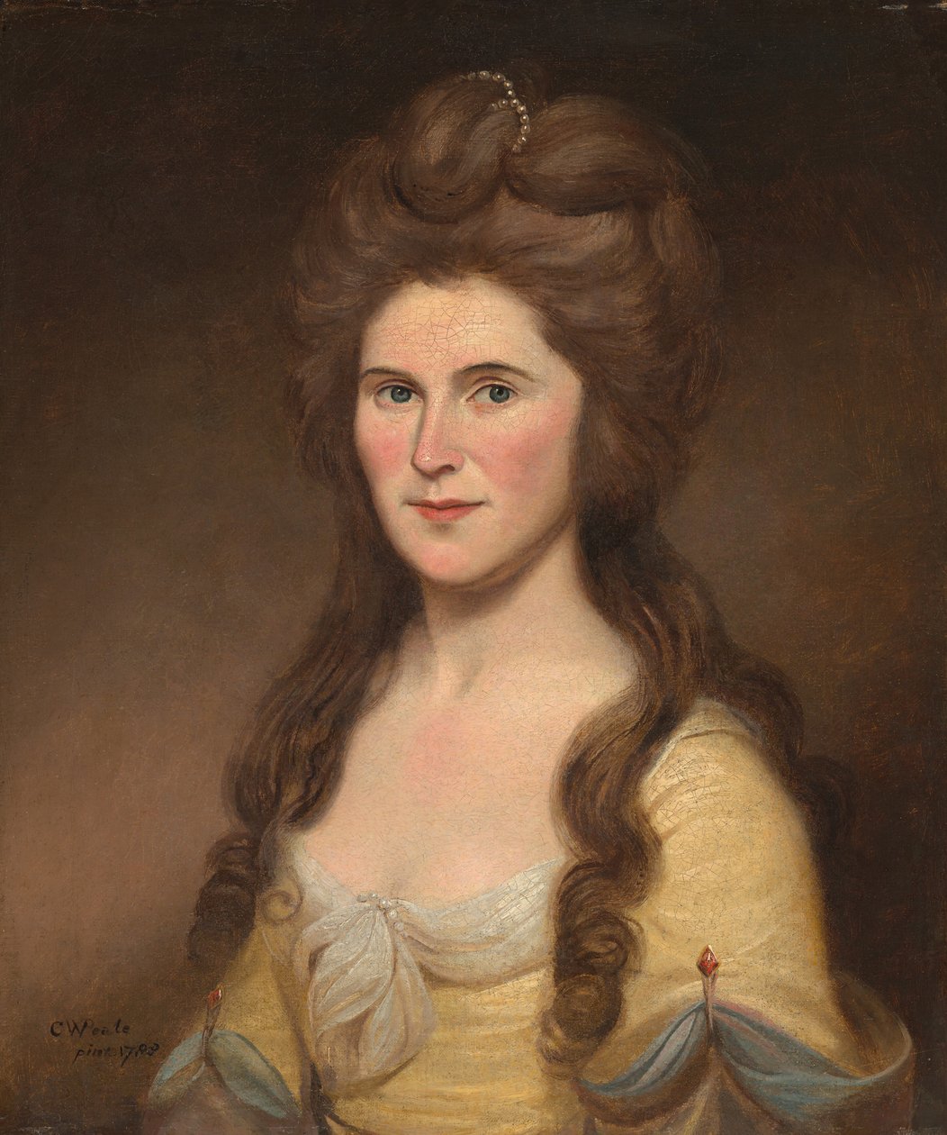 Rebecca Bryan White, pani John White, 1788. autorstwa Charles Willson Peale