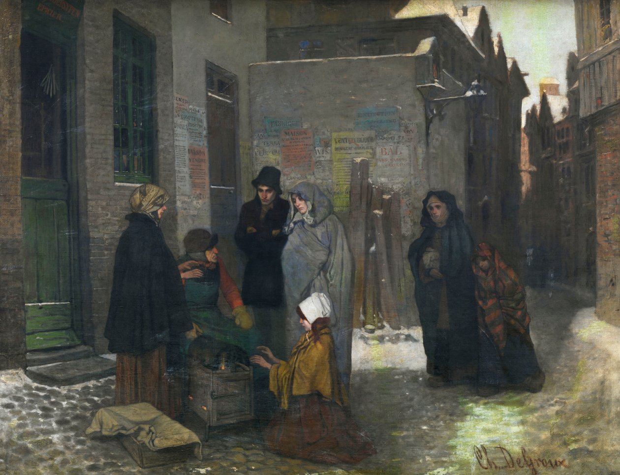 Palarnia kawy autorstwa Charles de (1825 70) Groux