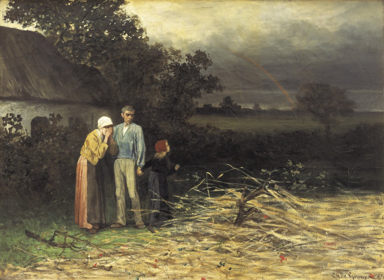 Zagubiony Recolte autorstwa Charles de (1825 70) Groux