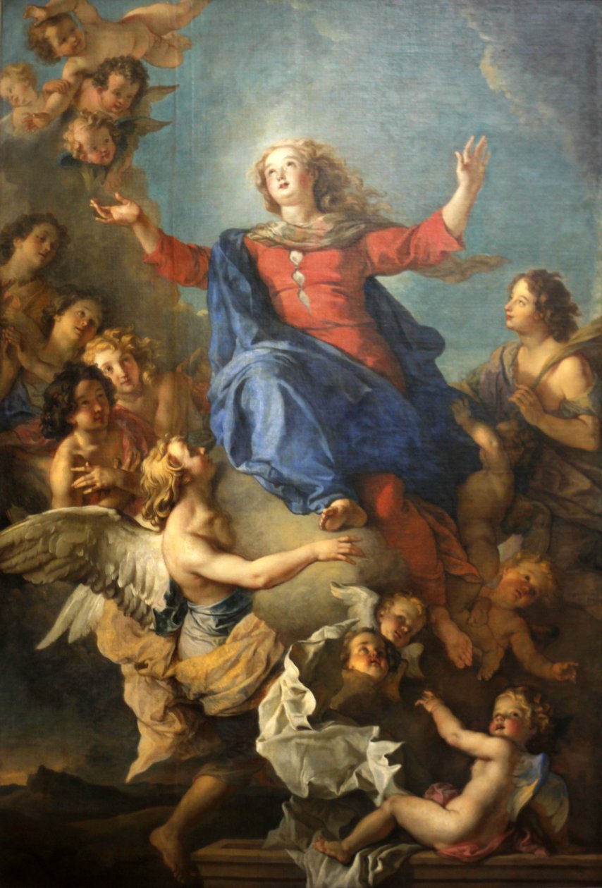 Wniebowstąpienie Maryi autorstwa Charles de la Fosse