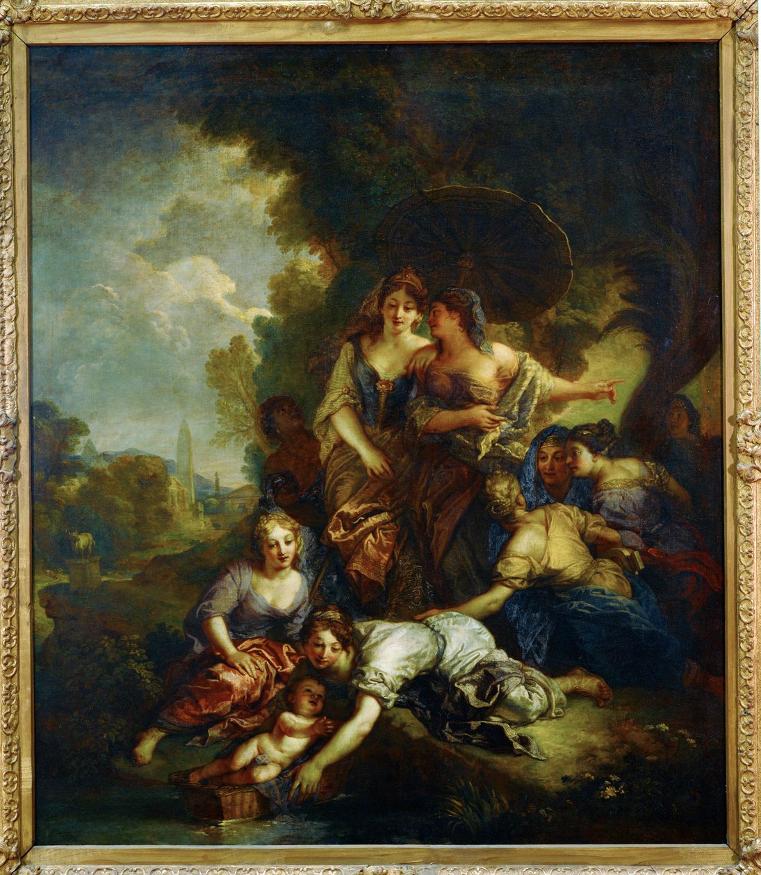 Moise sauve des eaux - Mojżesz uratowany z rzeki ... autorstwa Charles de Lafosse