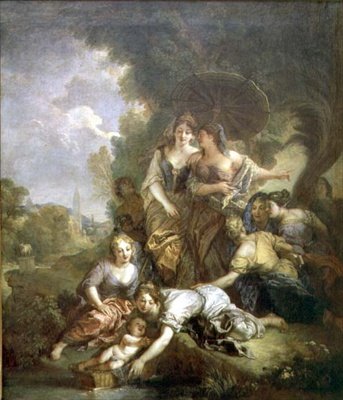 Mojżesz wybawiony z wody autorstwa Charles de Lafosse