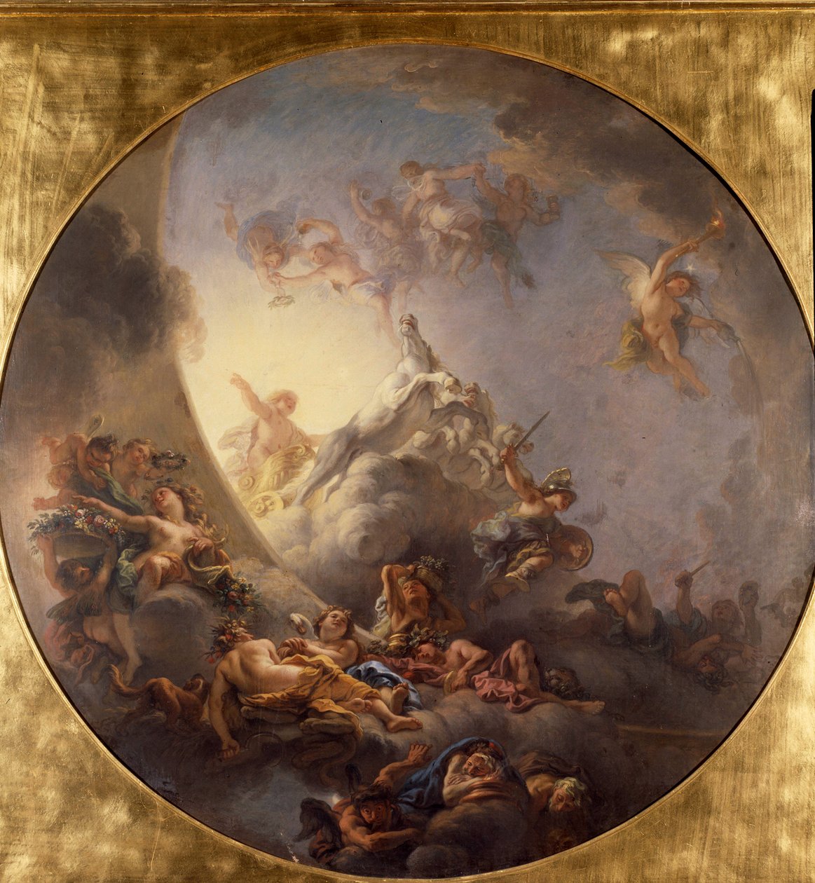 Wschód słońca. Obraz Charlesa De Lafosse (1636-1716) autorstwa Charles de Lafosse