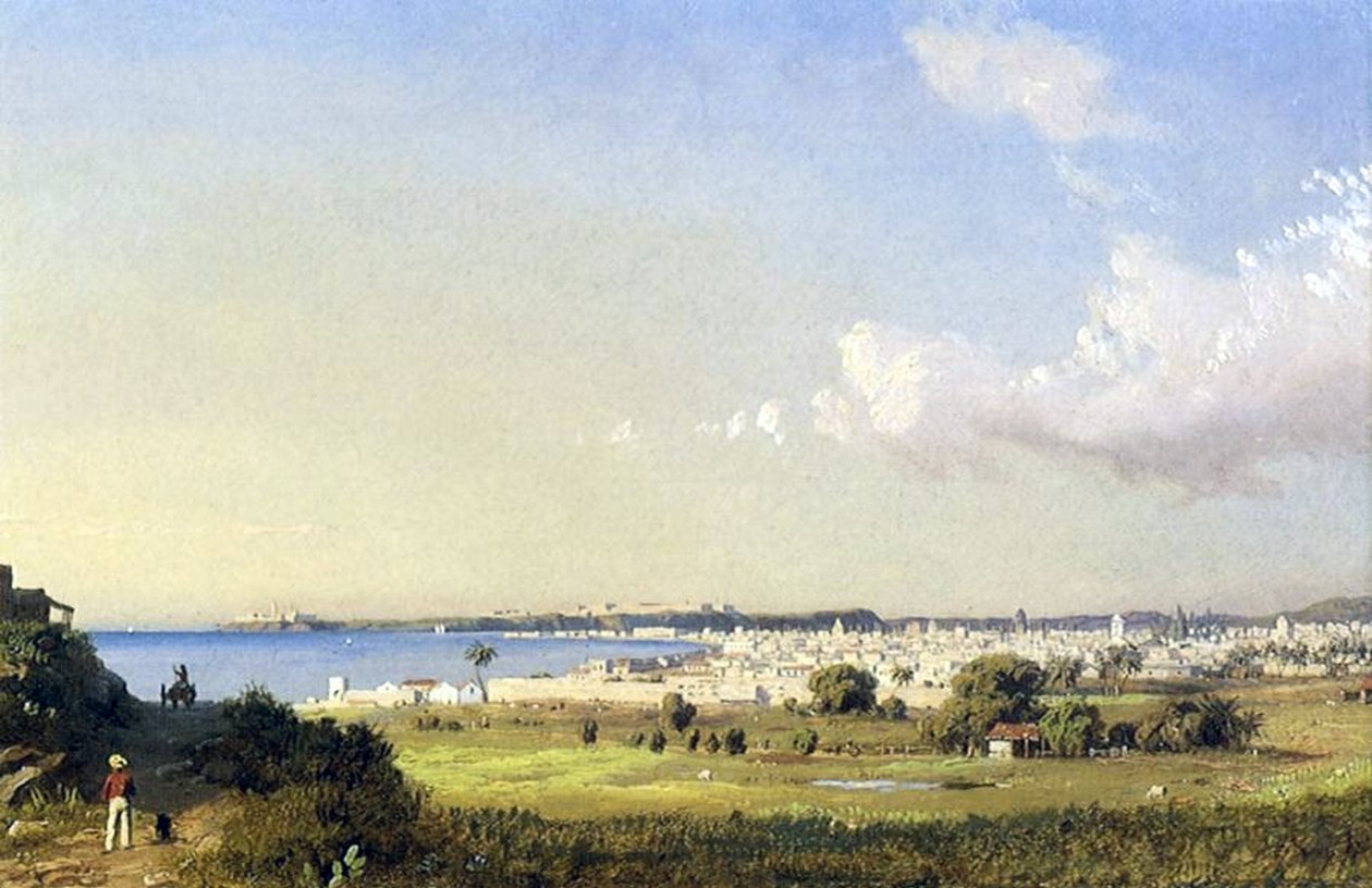 Zatoka Hawana, Kuba. ok.1854-61 autorstwa Charles de Wolfe Brownell