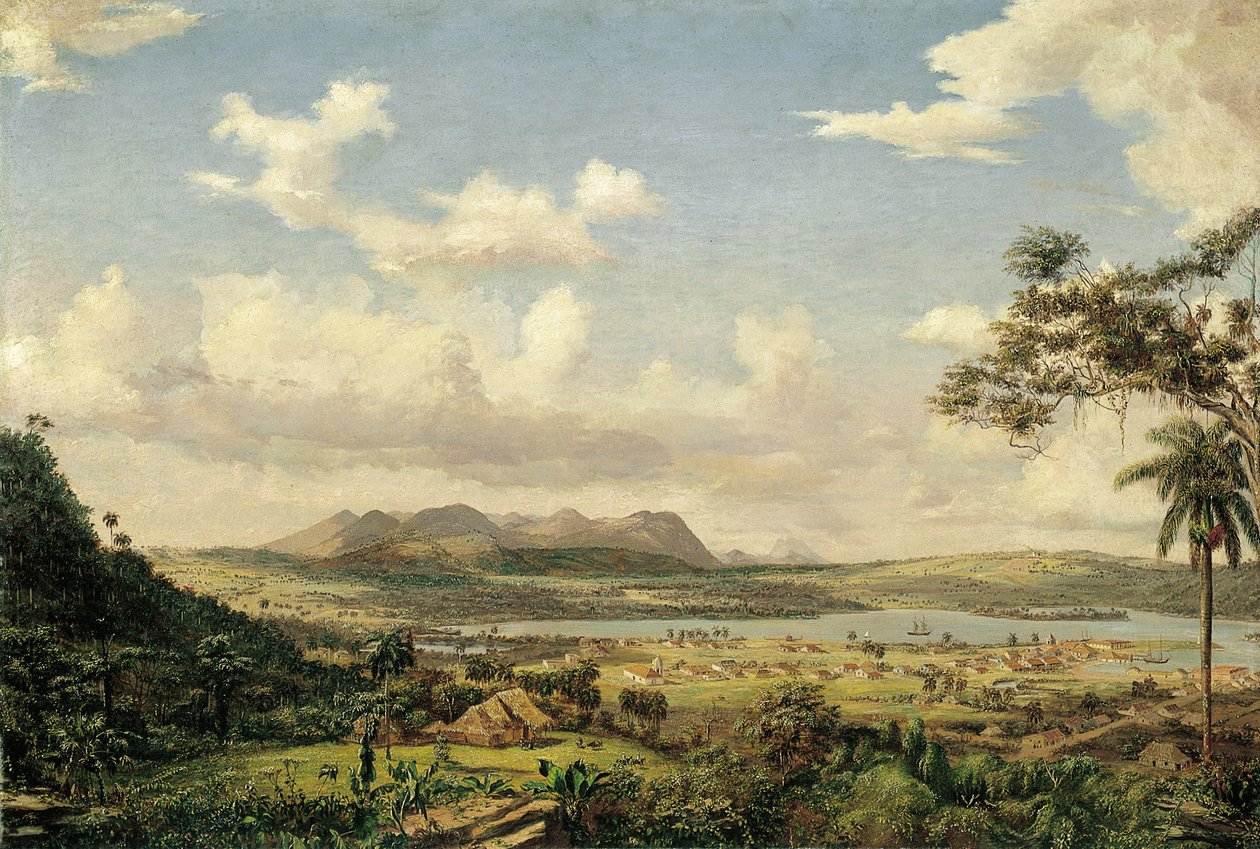 Zatoka Hawańska, Kuba, ok. 1854-61 olej na płótnie autorstwa Charles de Wolfe Brownell
