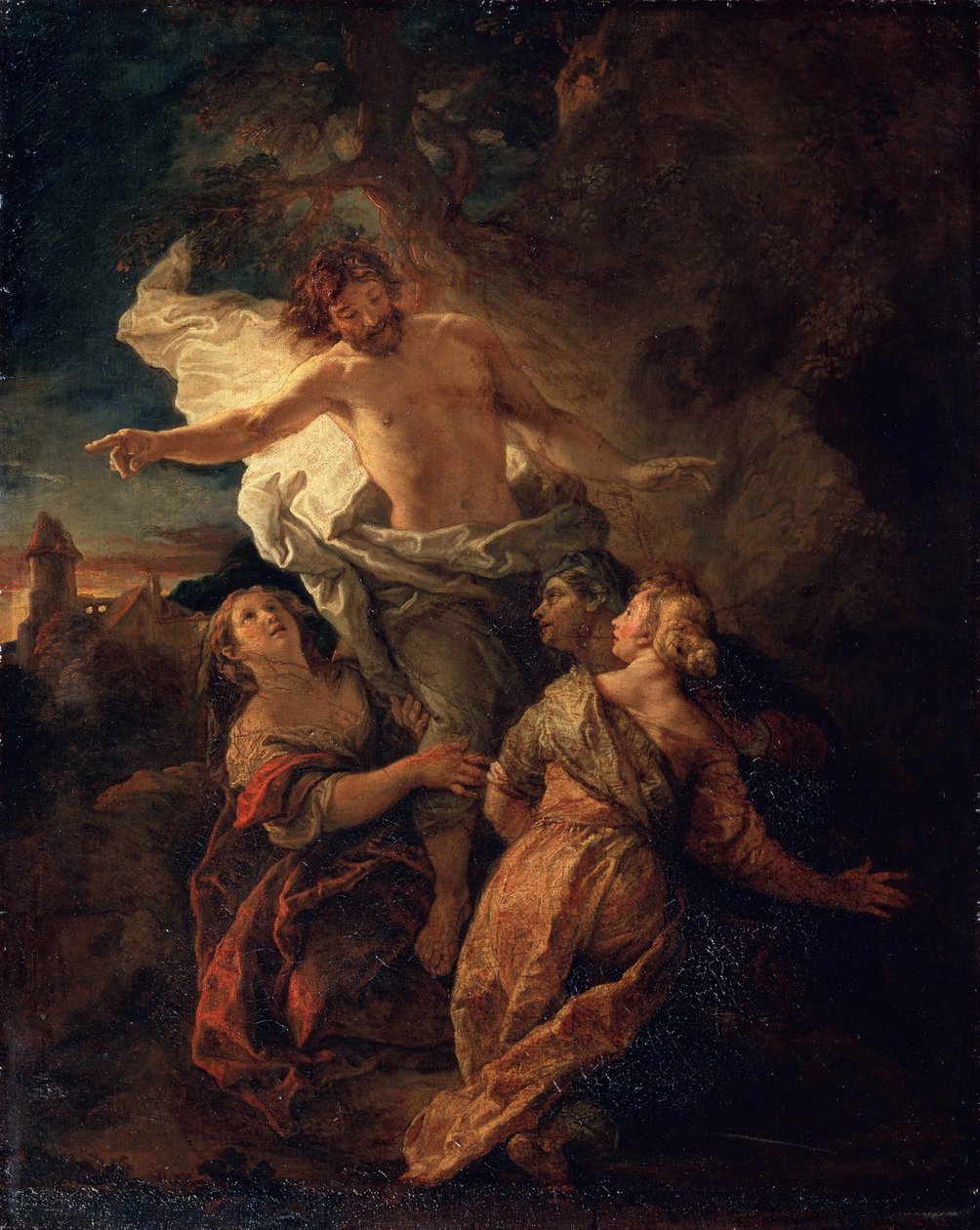 Chrystus i Święte Niewiasty, początek lat 80. XVII wieku autorstwa Charles de la Fosse