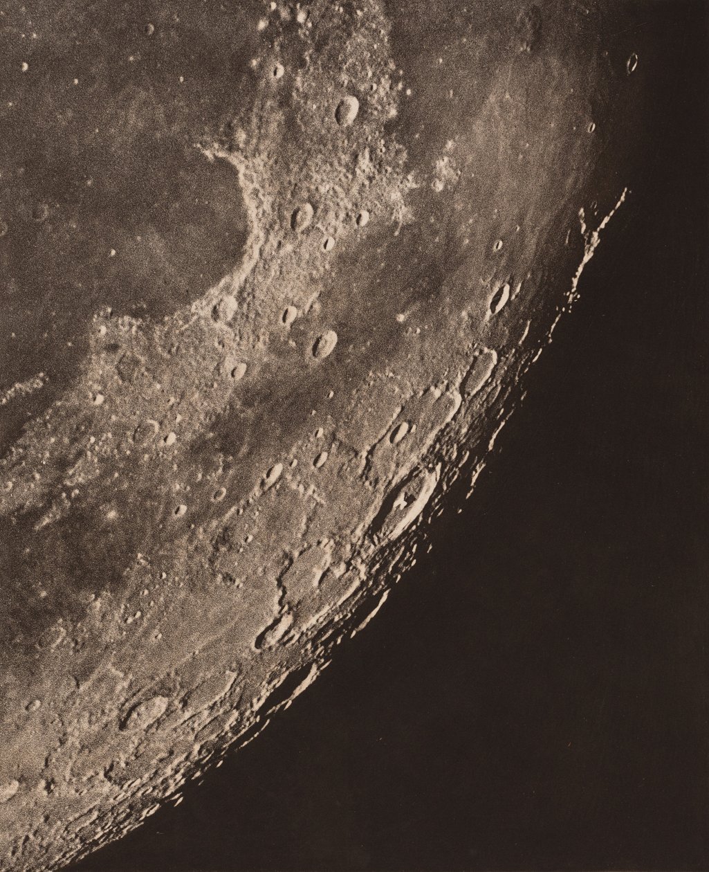 Fotograficzna mapa księżyca, 1904. autorstwa Charles le Morvan