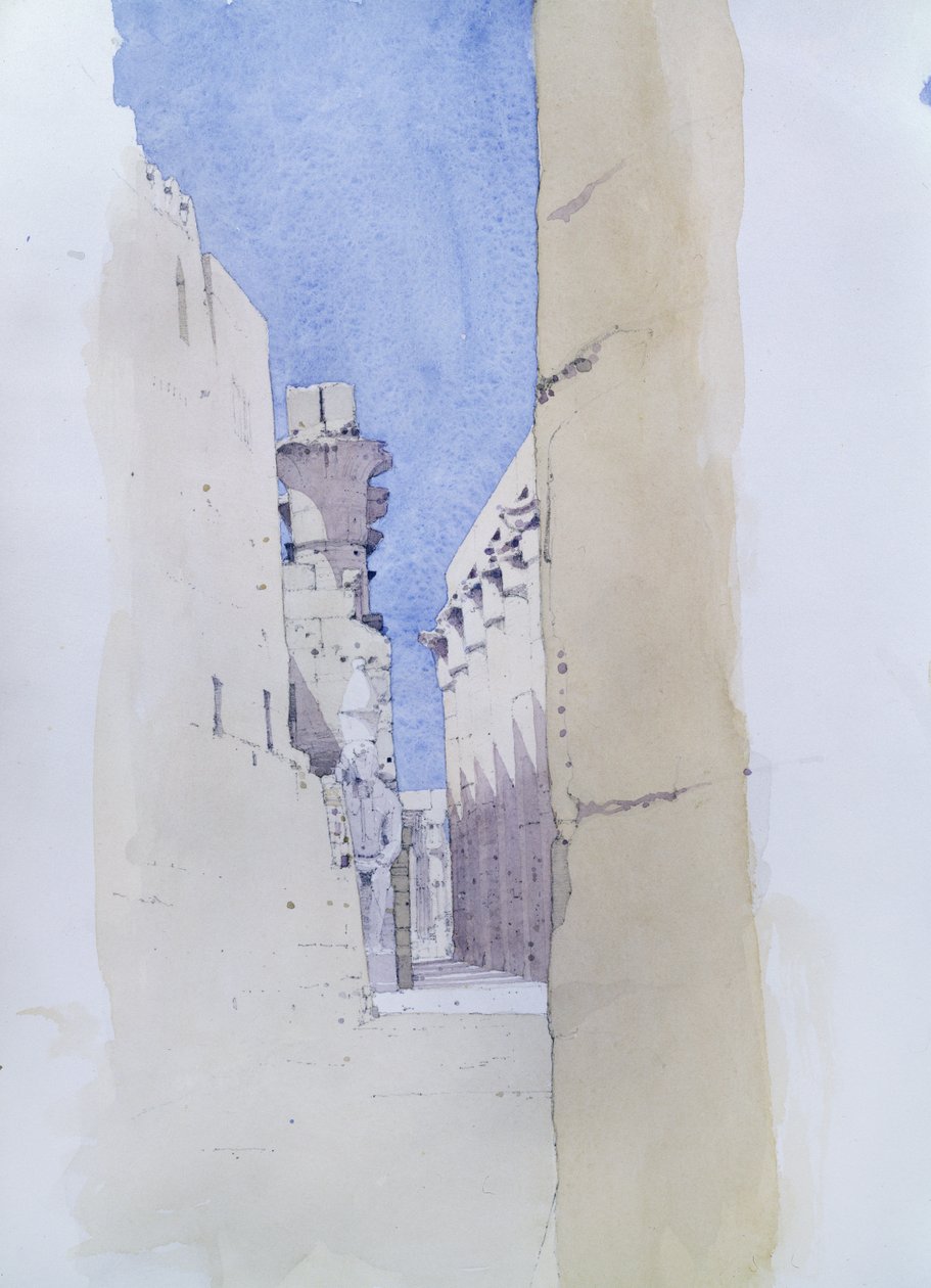 Świątynia Luksorska (wc na papierze) autorstwa Charlie Millar