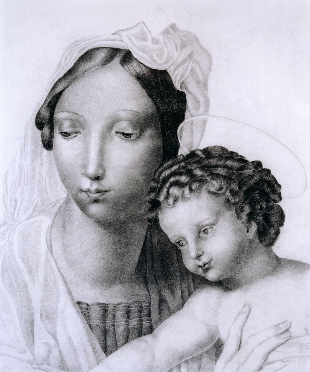 Madonna z Dzieciątkiem autorstwa Charlotte Bronte