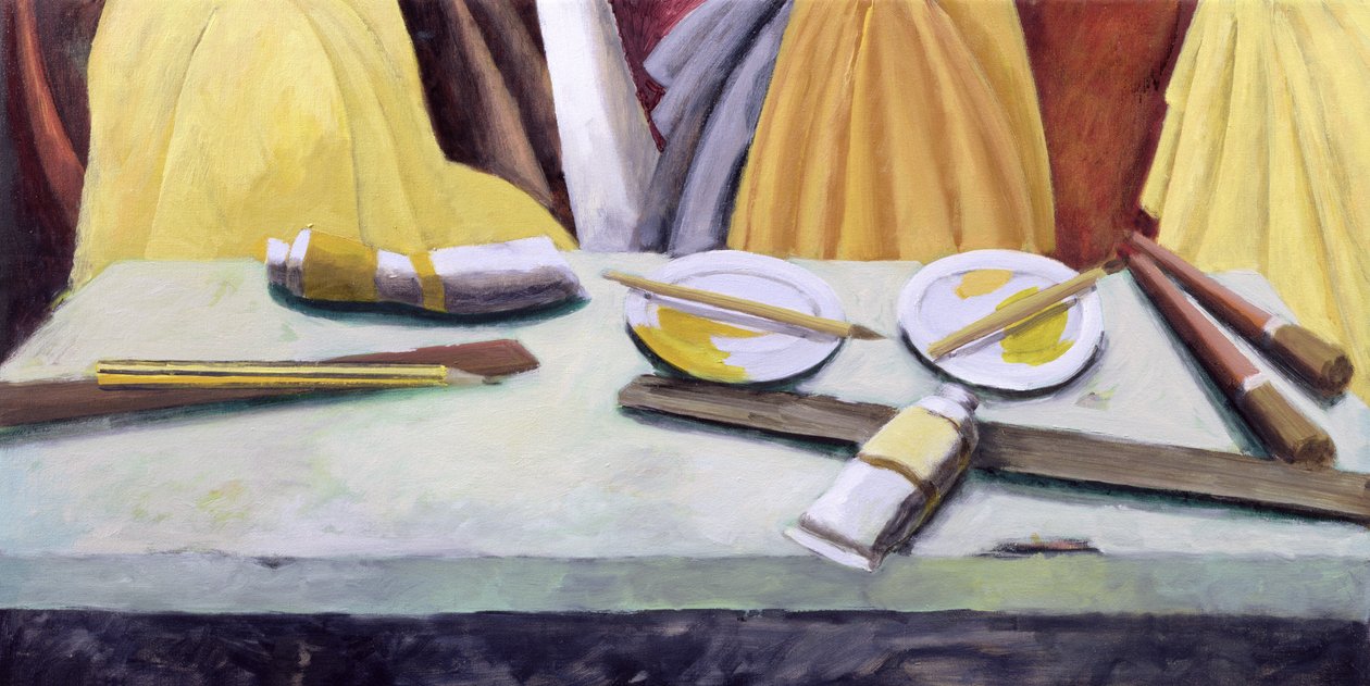 Żółty przeszywający, 2003 autorstwa Charlotte Moore