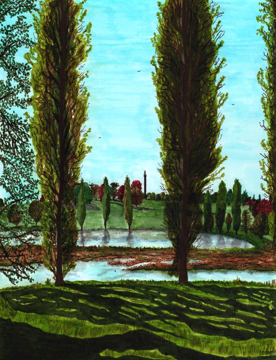 Pałac Blenheim, 2020 autorstwa Charlotte Orr