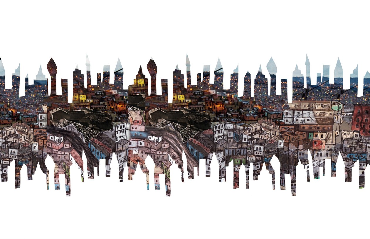 Miasto Upiory, 2011 (kolaż) autorstwa Charlotte Orr